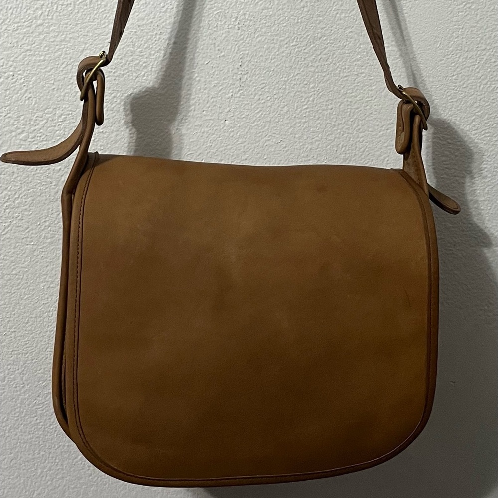 Vintage Coach Saddle Bag